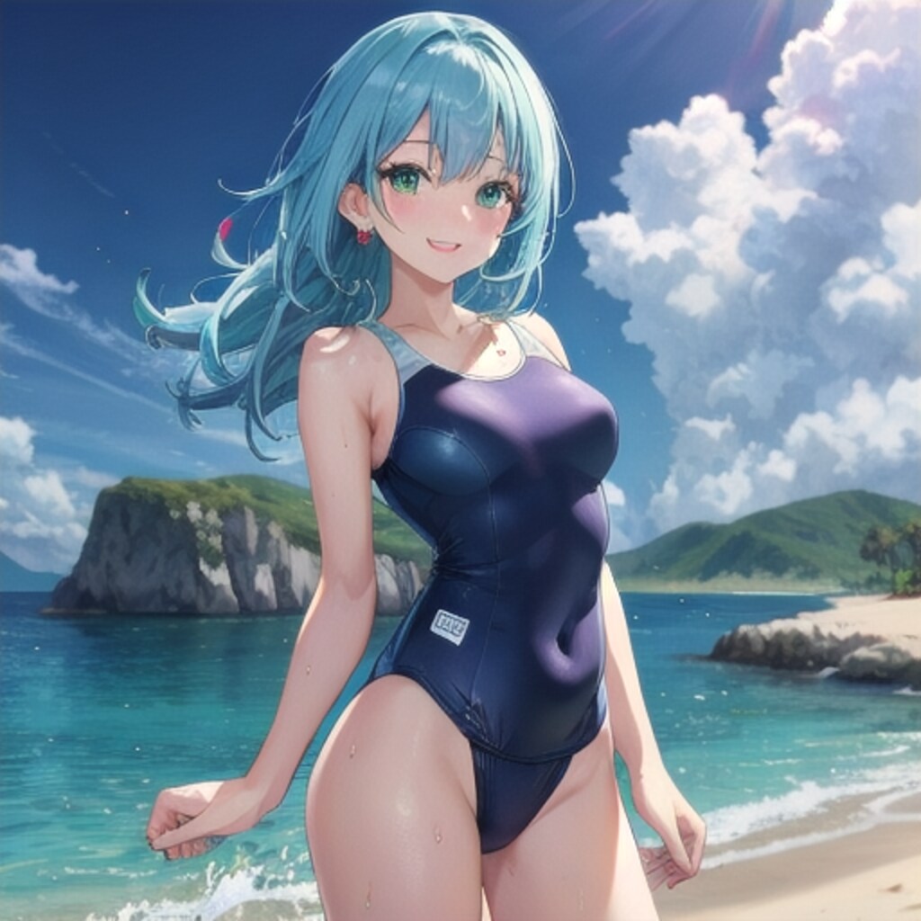 砂浜と水着6