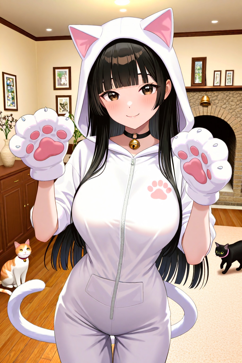 にゃんこなサキちゃん | の人気AIイラスト・グラビア