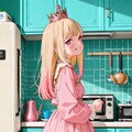 キッチンの小さなお姫様 2枚目