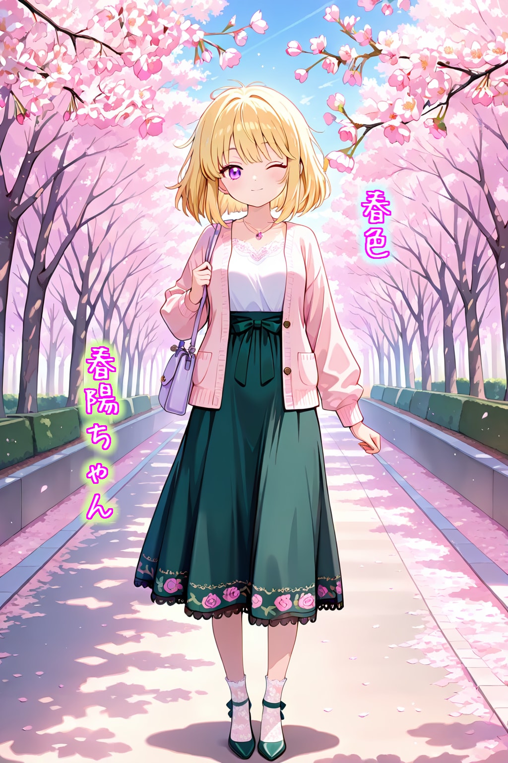 【春色コーデ】🌸春色春陽ちゃん❤️