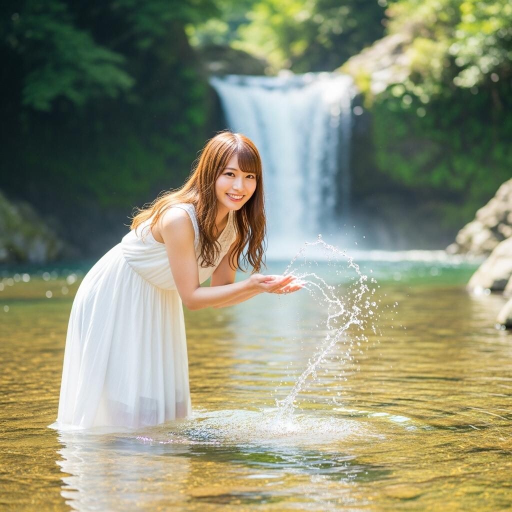 川遊び　もう我慢できない・・・