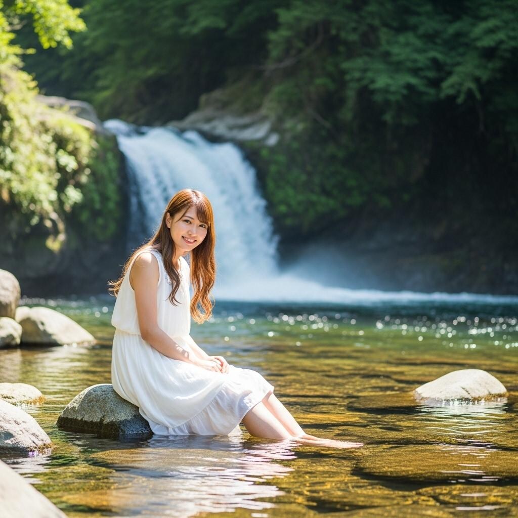 川遊び　もう我慢できない・・・