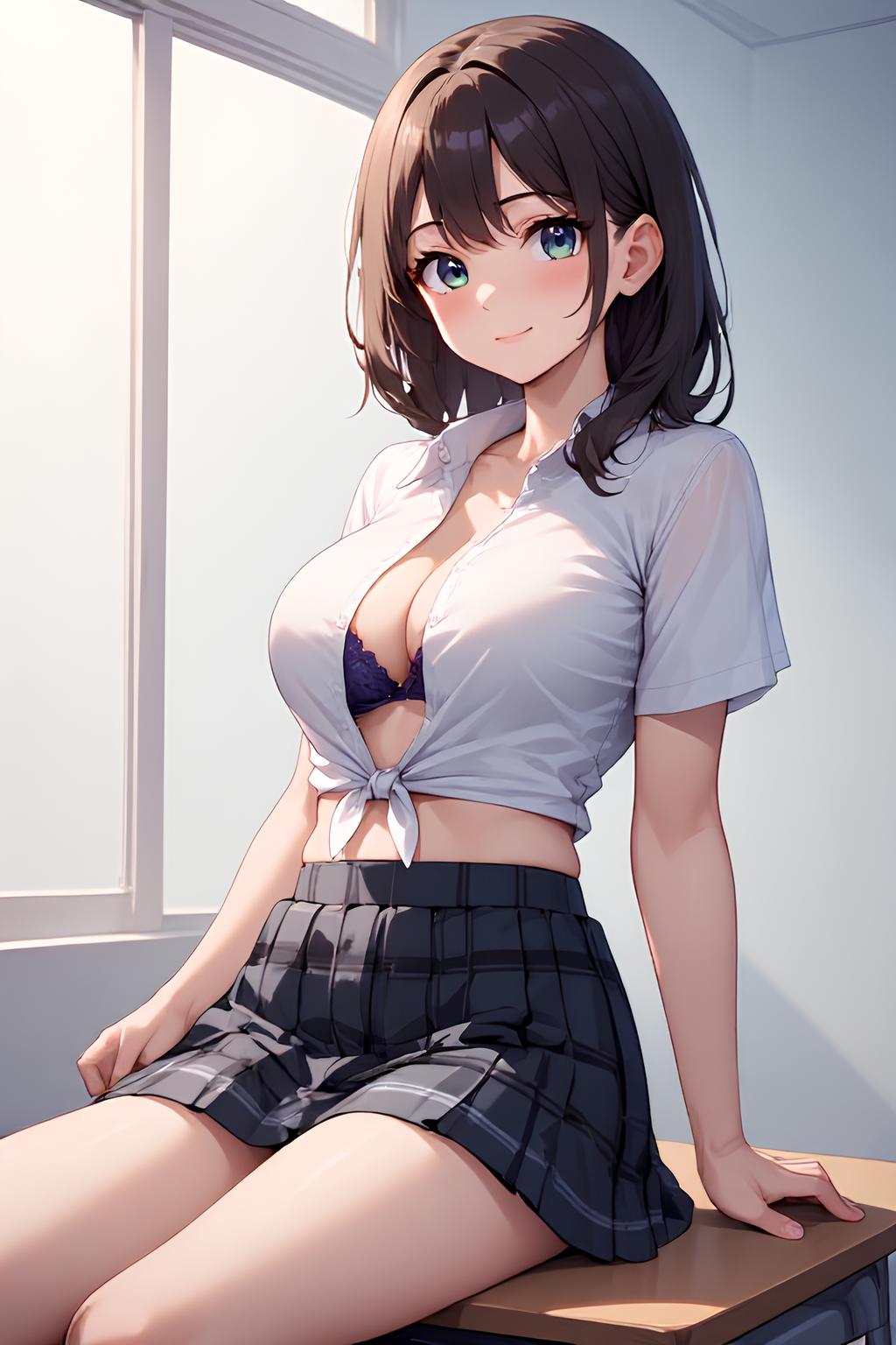 ギャルと教室で