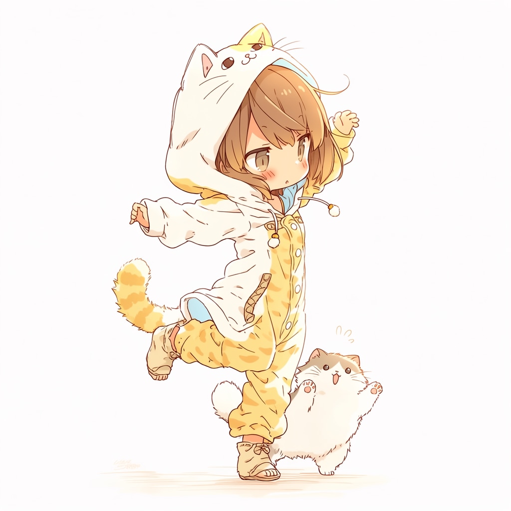 一緒に猫ダンス