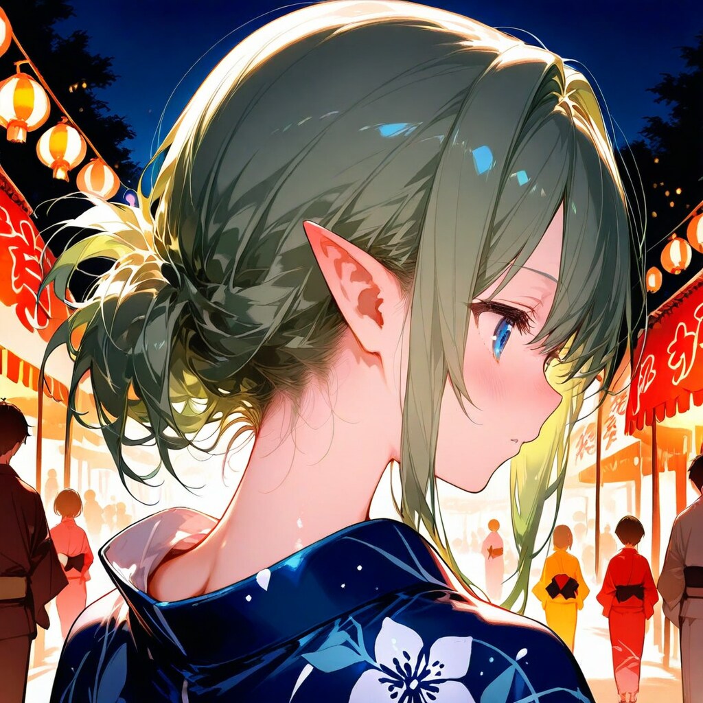 夜祭を君と | の人気AIイラスト・グラビア