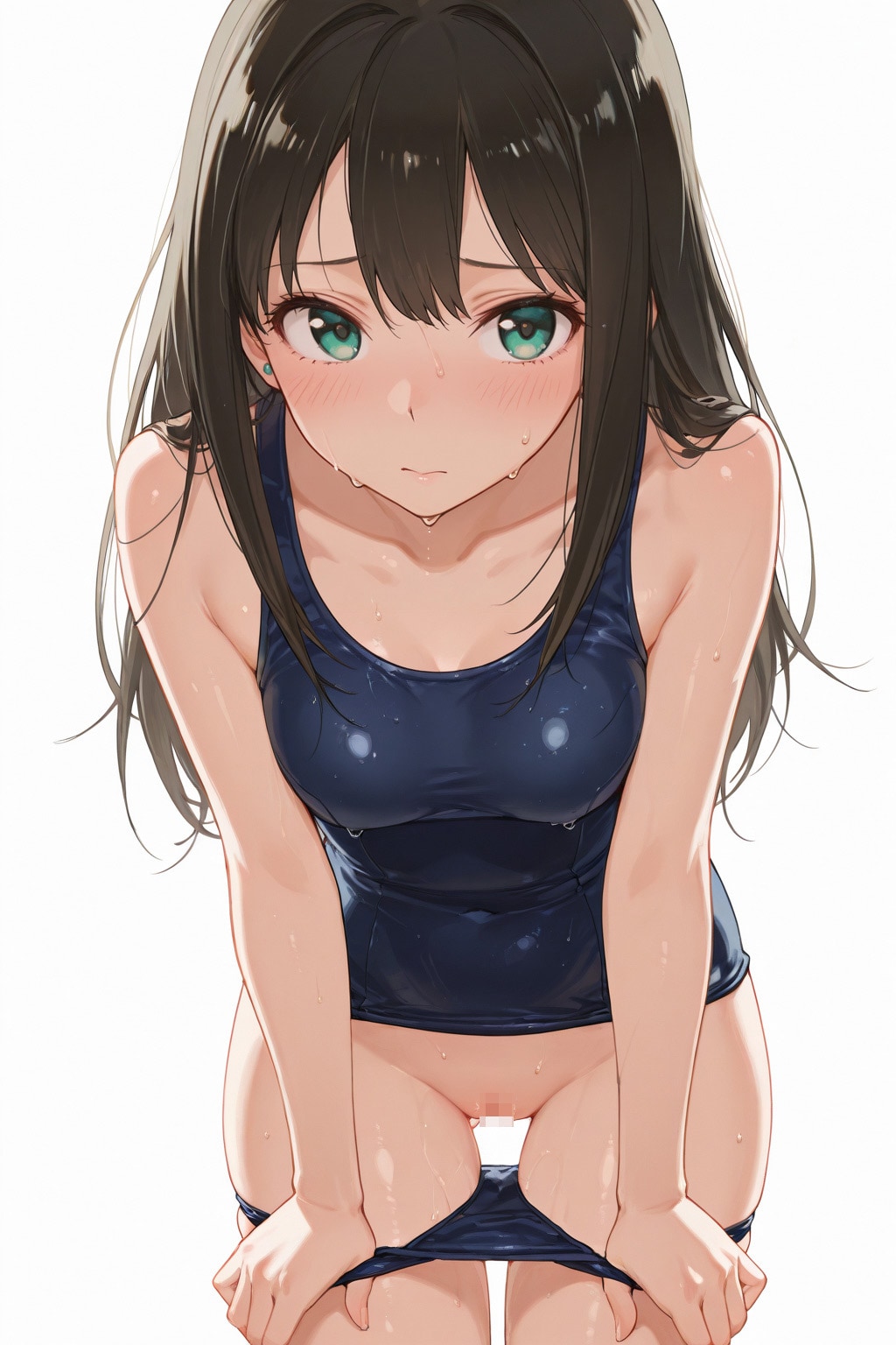 渋〇凛｜旧スク水