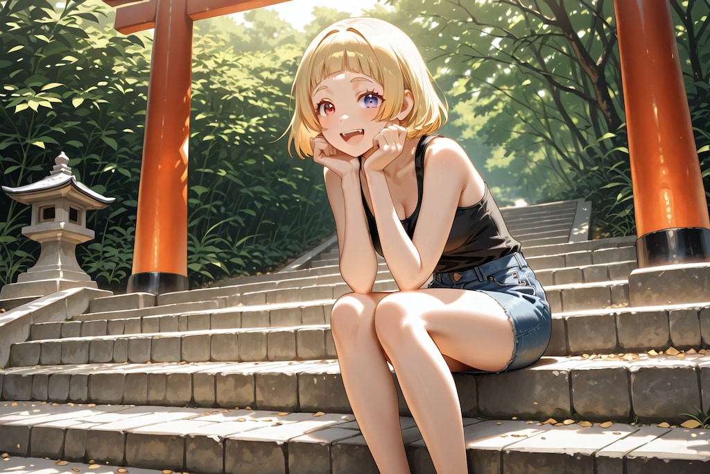 美愛ちゃんの夏コーデ