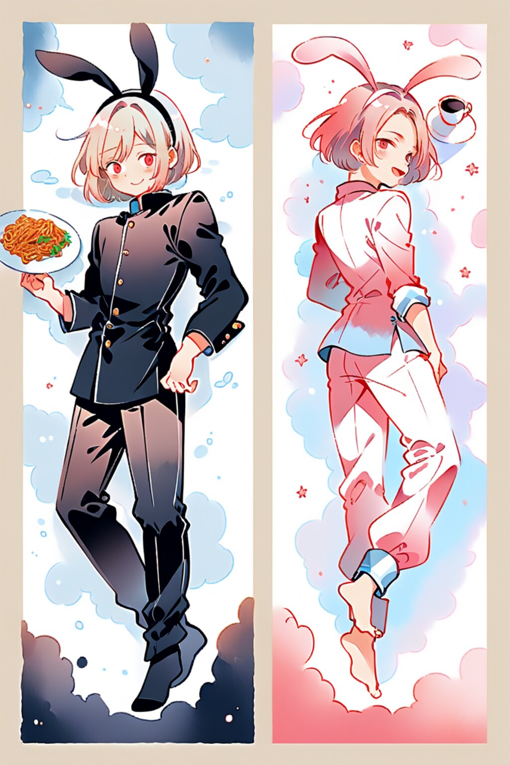 焼きそばパン研究会抱き枕