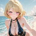 網タイ水着 3枚目