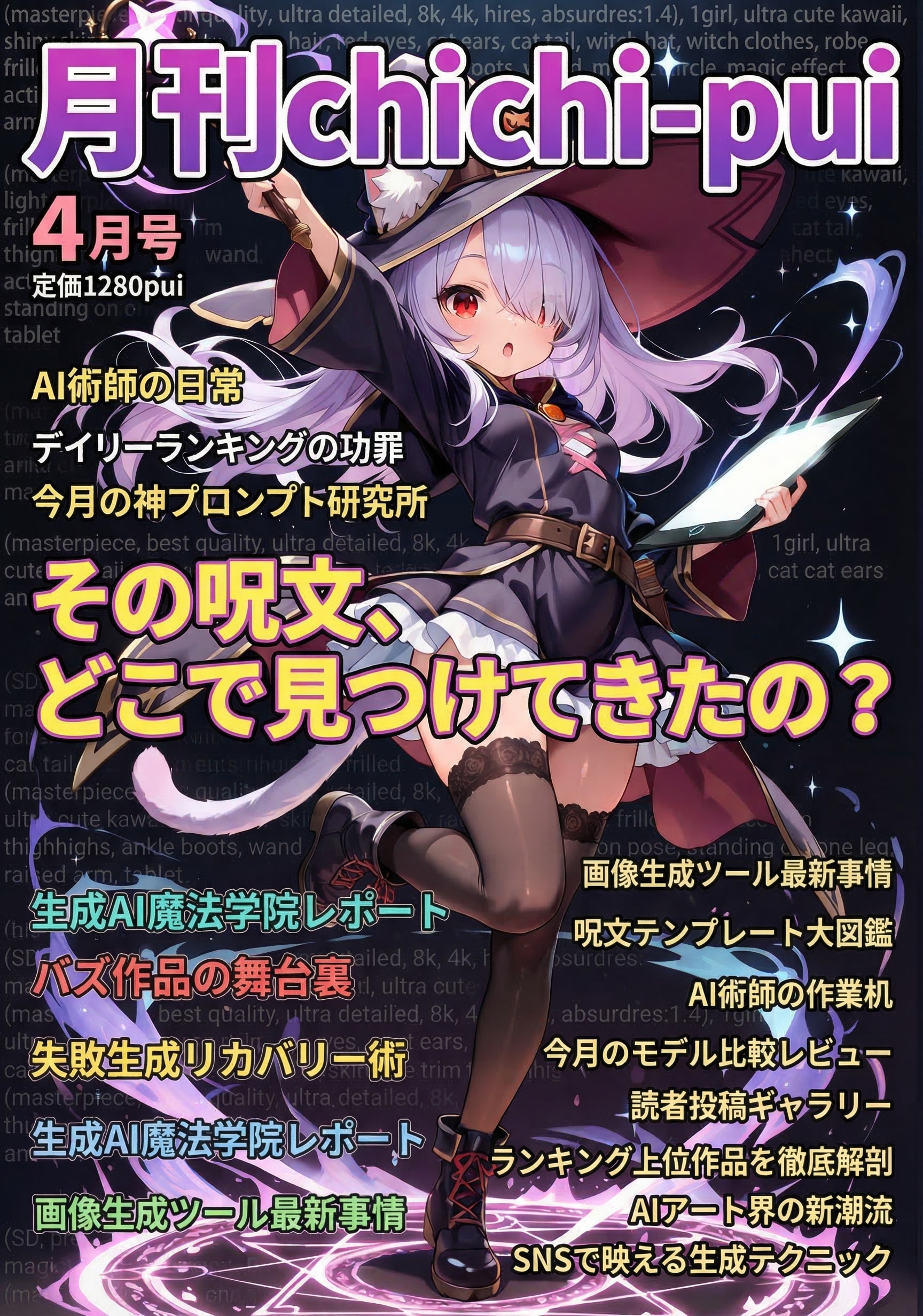 月刊chichi-pui４月号 | の人気AIイラスト・グラビア