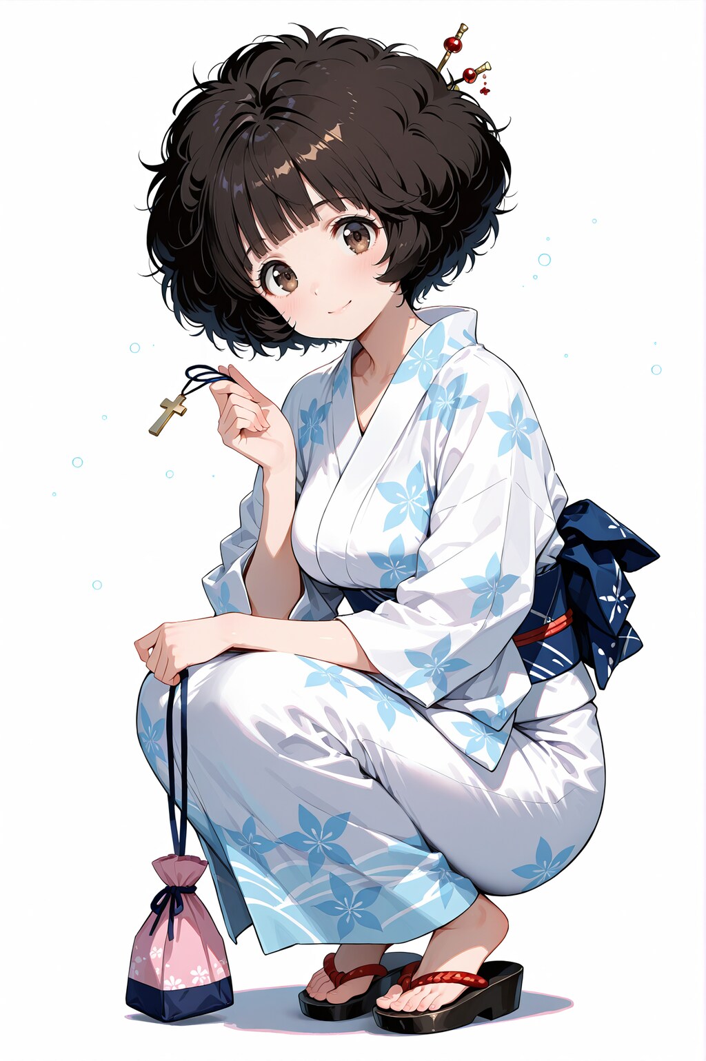 浴衣のアフワちゃん