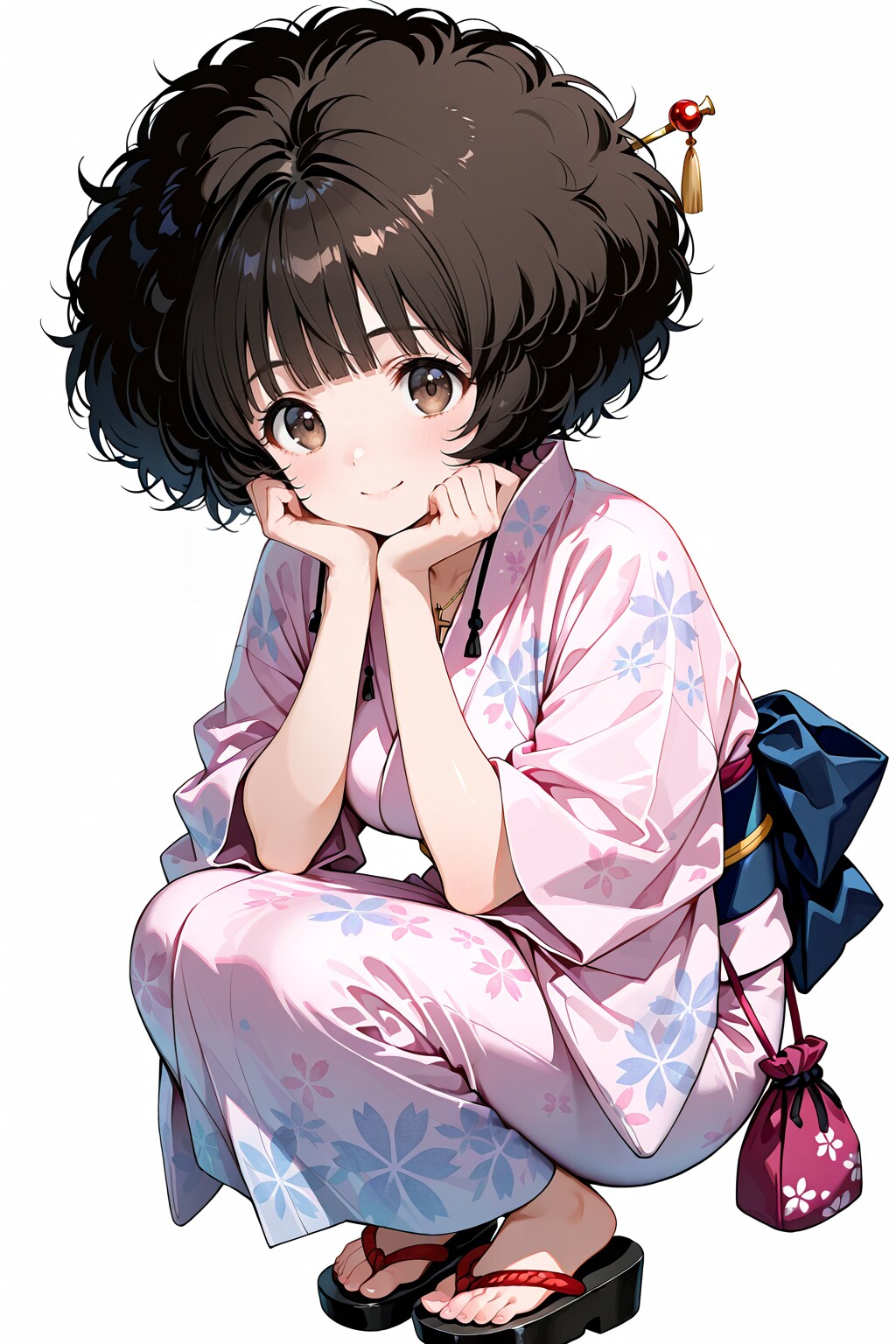 浴衣のアフワちゃん