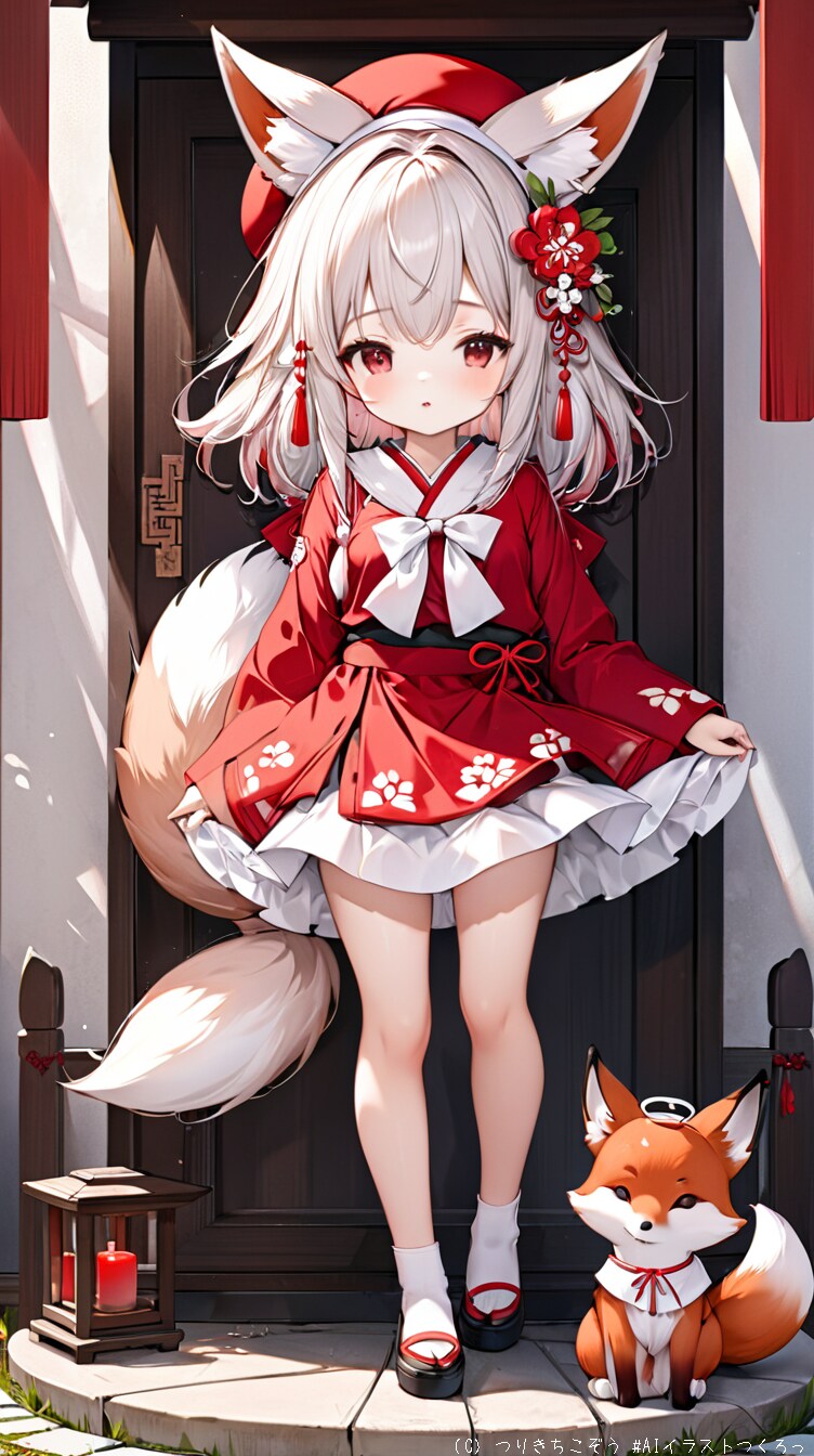 かわいい狐