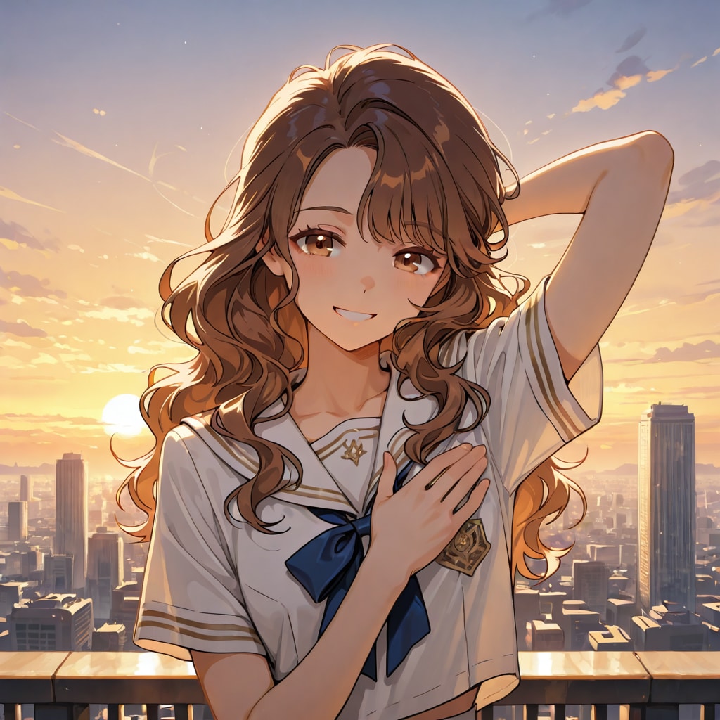夕日 | の人気AIイラスト・グラビア