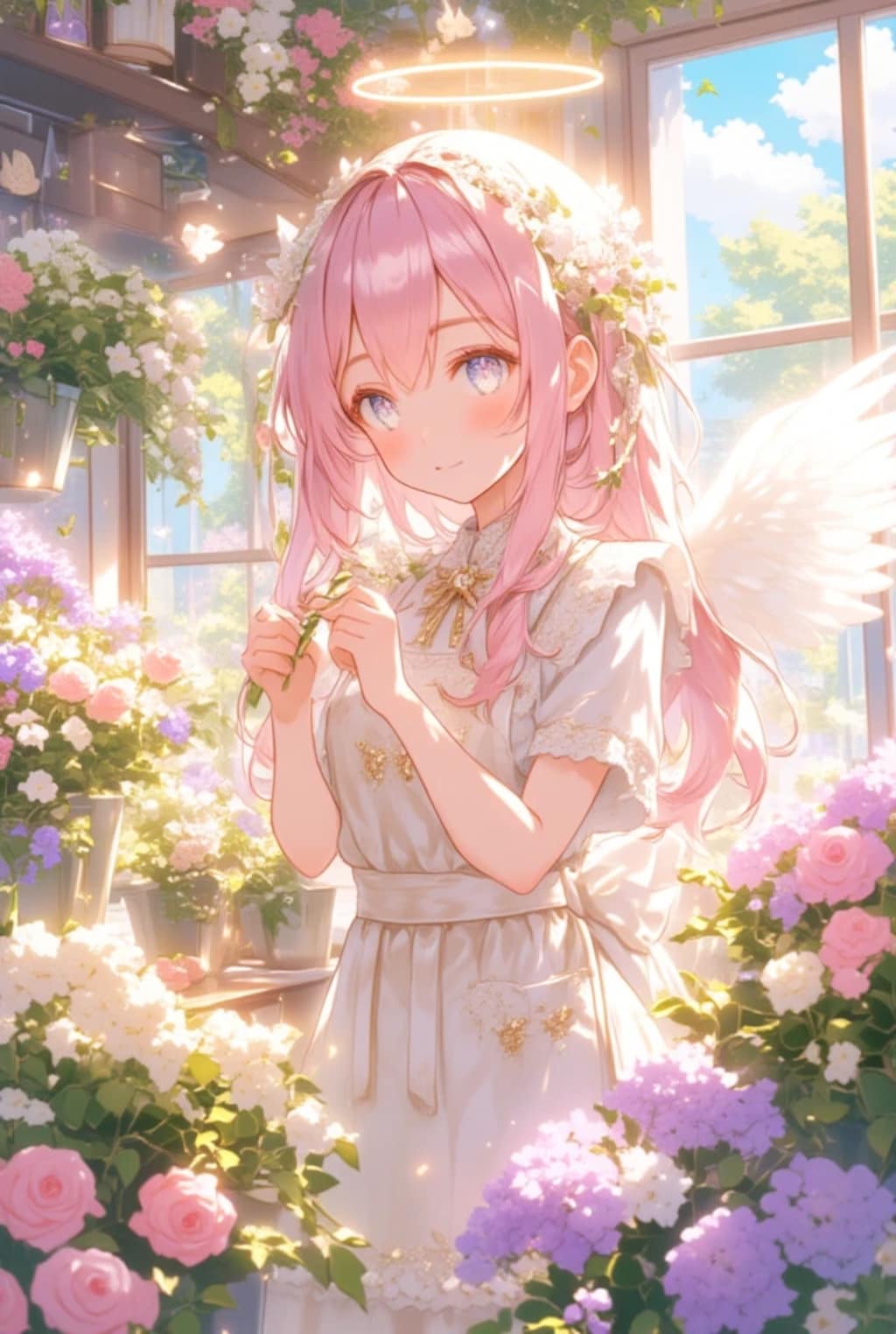 お花屋さんのリエニエールちゃん