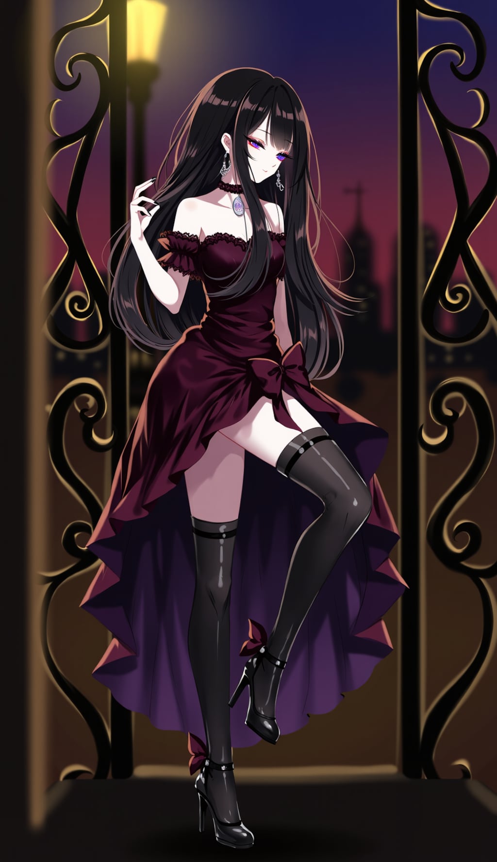 宵闇に舞う妖姫