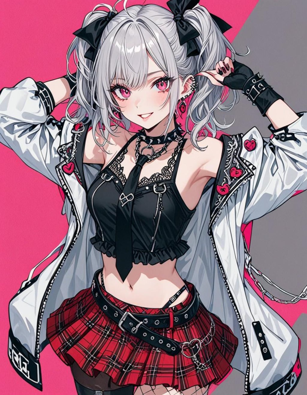 赤と黒のゴシックガール