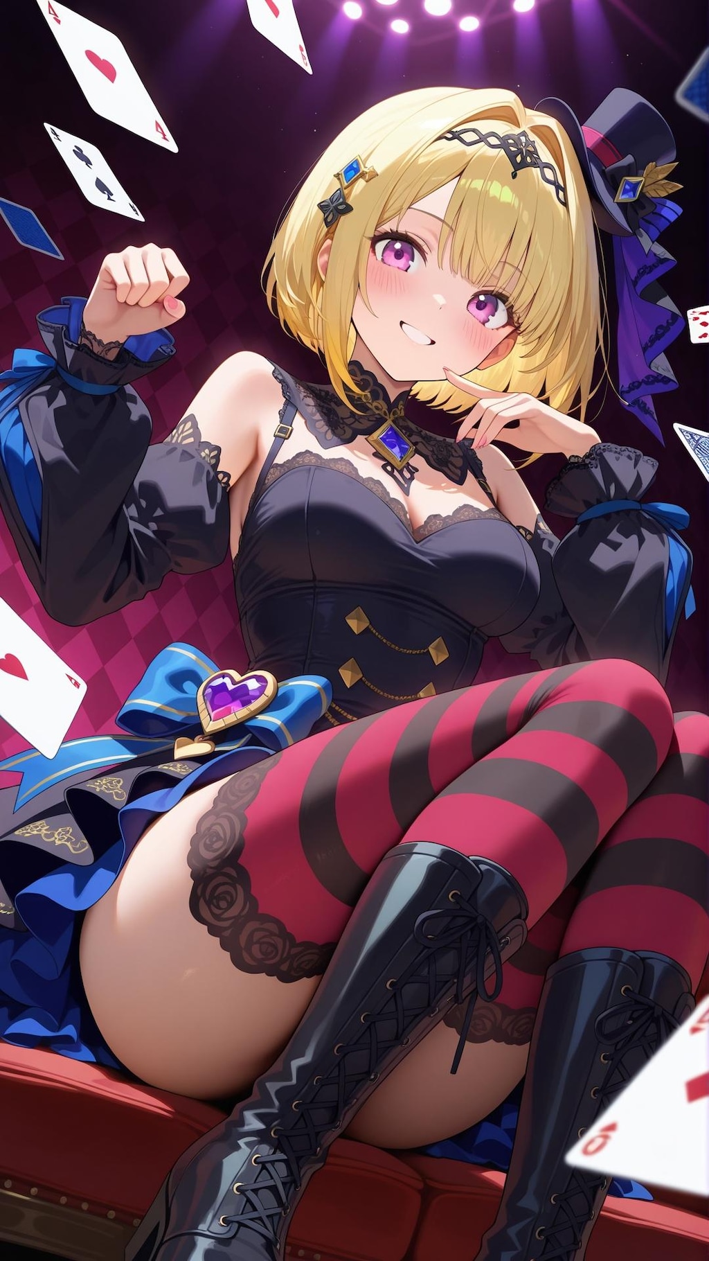 不思議の国のアリス風トランプコーデ