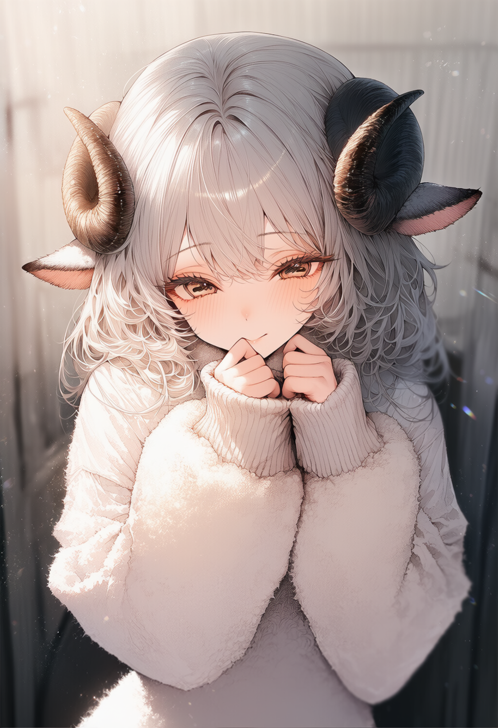 萌え袖羊