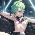 若いエルフちゃんはカラオケに夢中 3枚目