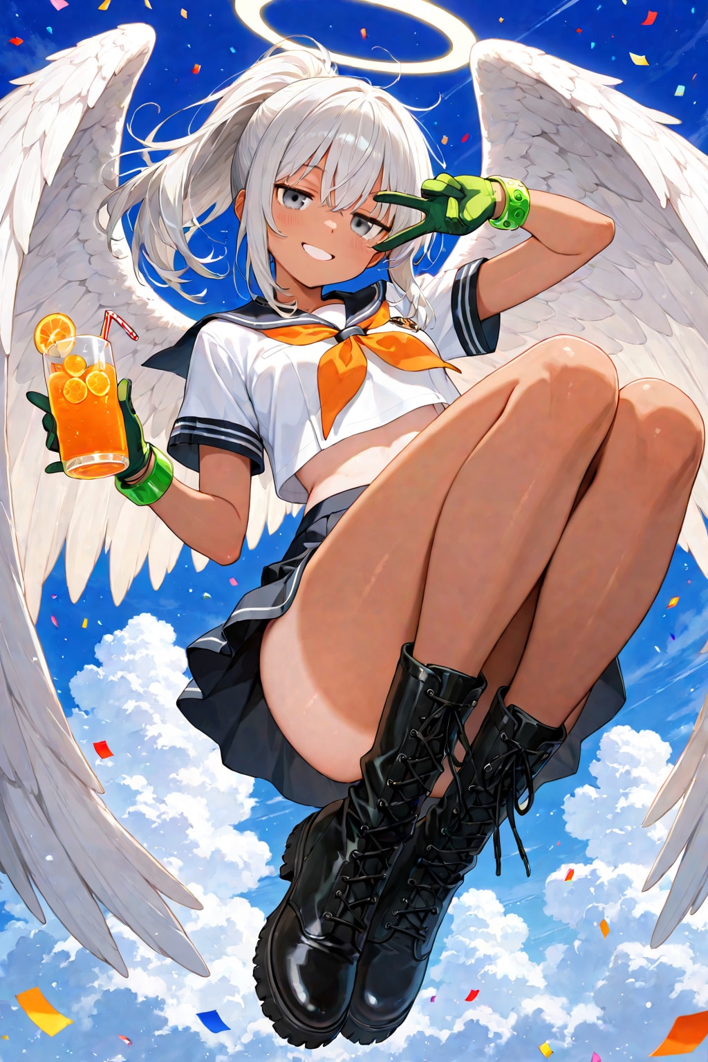 まさけさん１０万いいね＆１周年おめでとうございます！ | の人気AIイラスト・グラビア