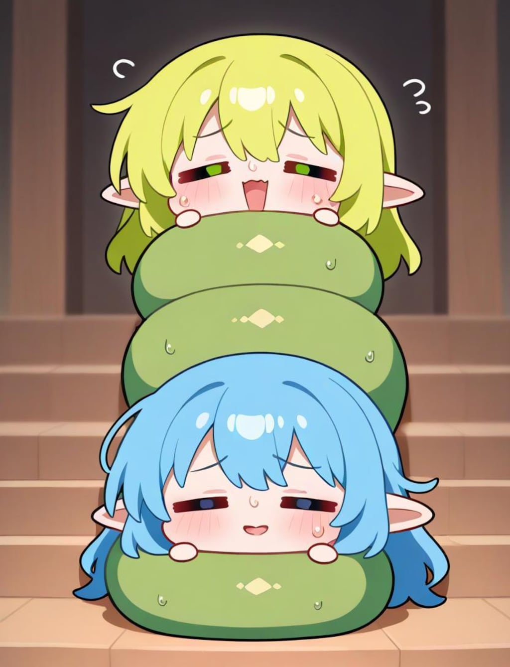 からんだ(⁠・⁠o⁠・⁠)