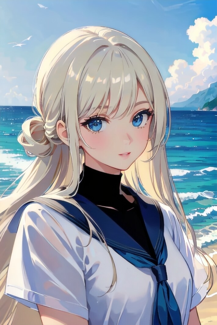海とセーラー服