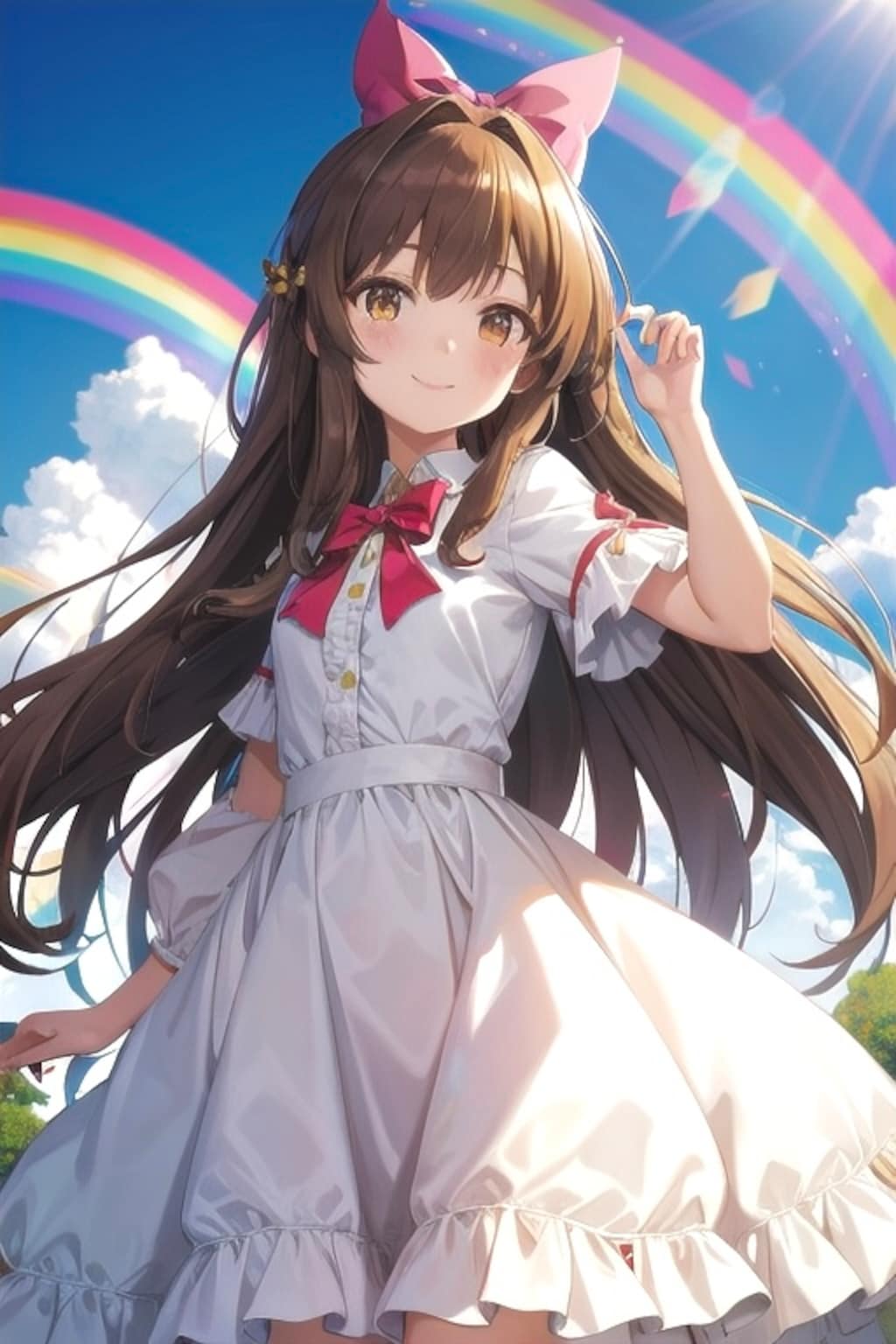 ただ虹モチーフにしただけ🌈(*´Oゞふぁ～