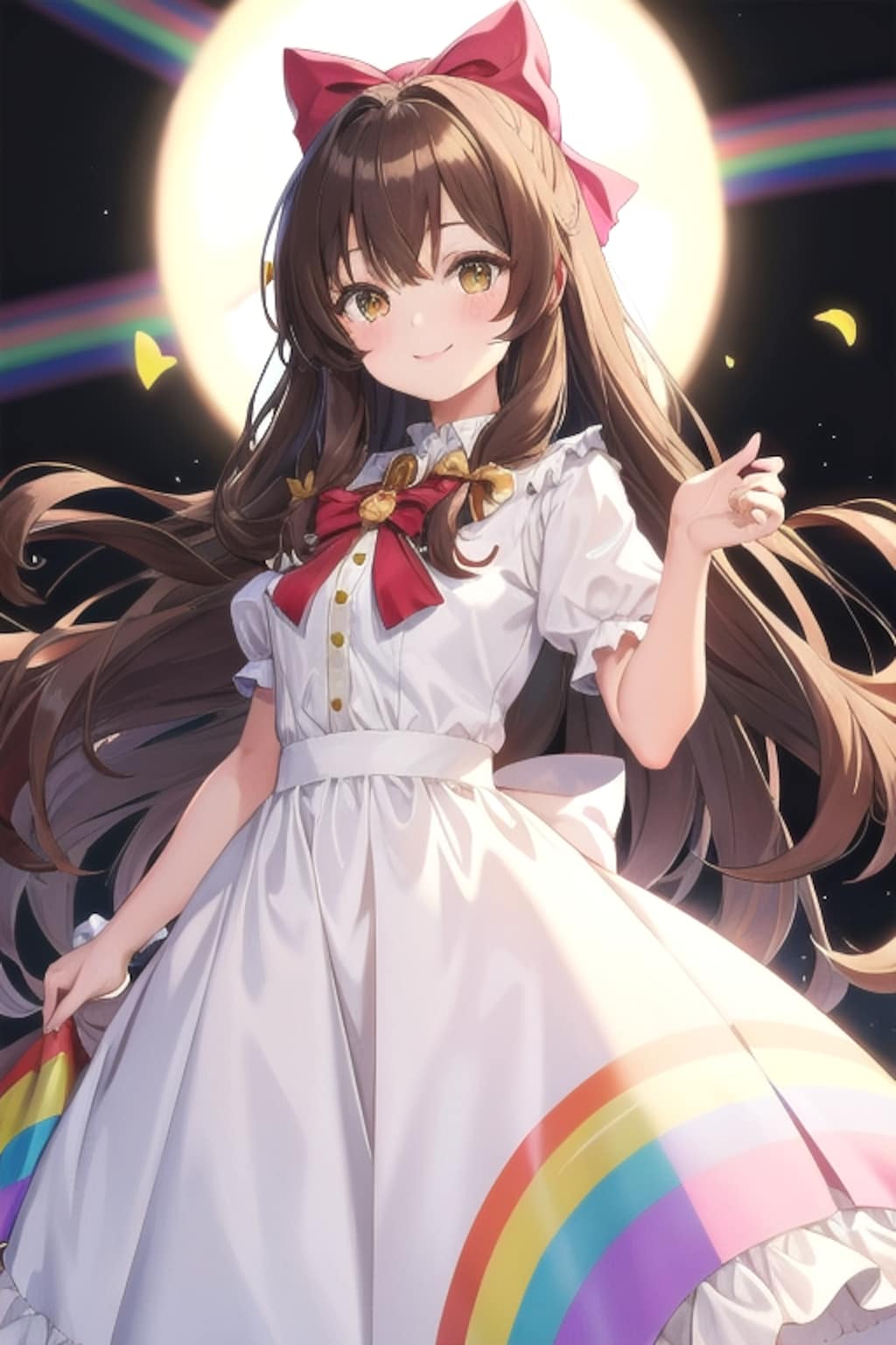 ただ虹モチーフにしただけ🌈(*´Oゞふぁ～