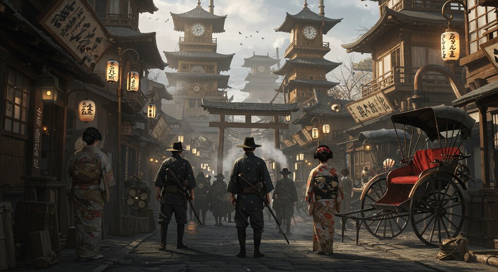 スチームパンクな幕末の江戸