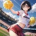 大好き❤チアガール16 〜地味メガネチア〜 2枚目