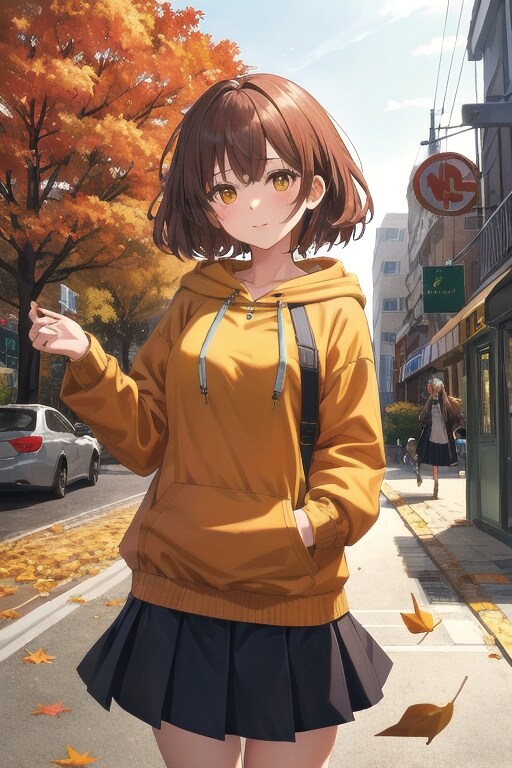 秋の装い | の人気AIイラスト・グラビア