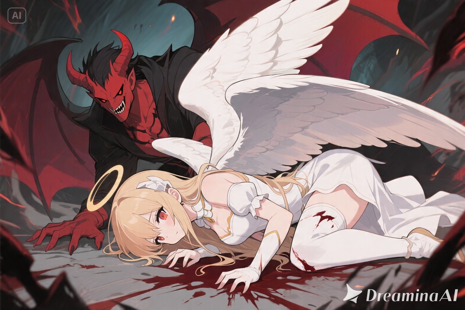 悪魔に敗北した天使