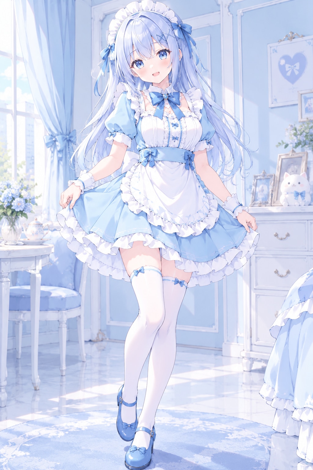 色違いメイド服 | の人気AIイラスト・グラビア