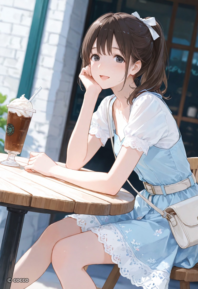 水色ワンピースの休日