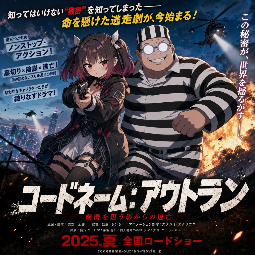 架空映画告知ポスター5 | の人気AIイラスト・グラビア