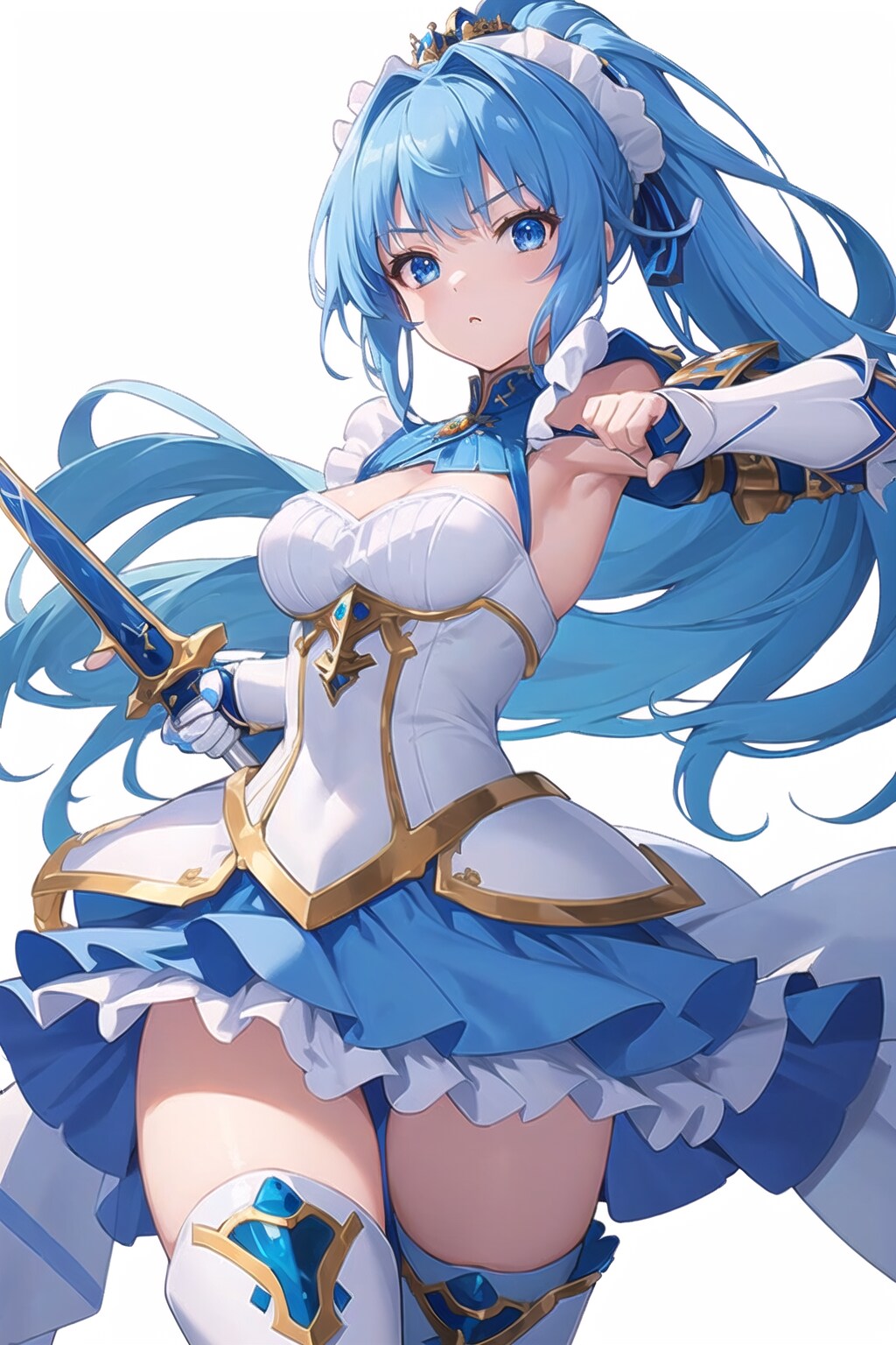 蒼の姫騎士参上