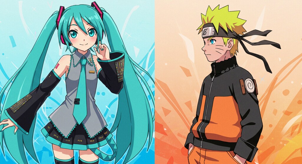 うずまきナルトと初音ミク