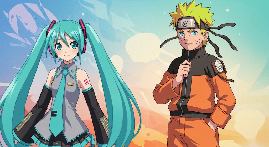 うずまきナルトと初音ミク