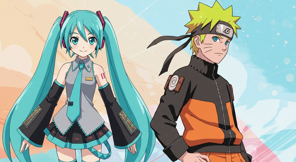 うずまきナルトと初音ミク