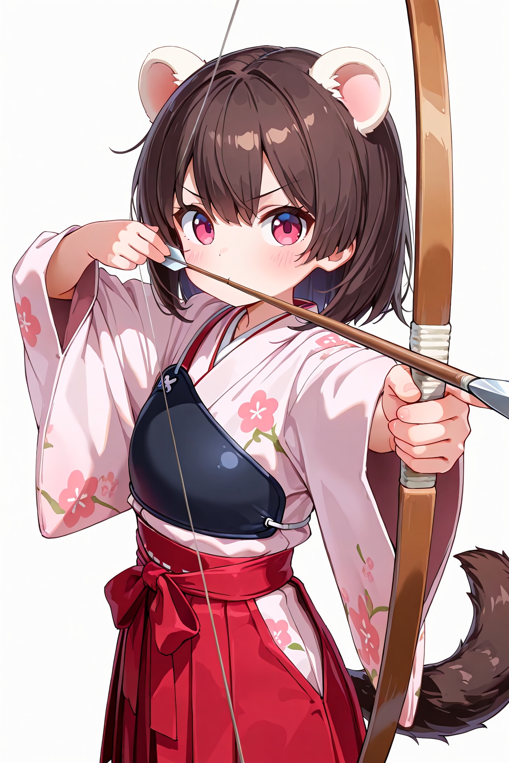 色んな服で色んなケモミミに弓を構えてもらった