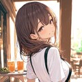 カフェ店員 4枚目