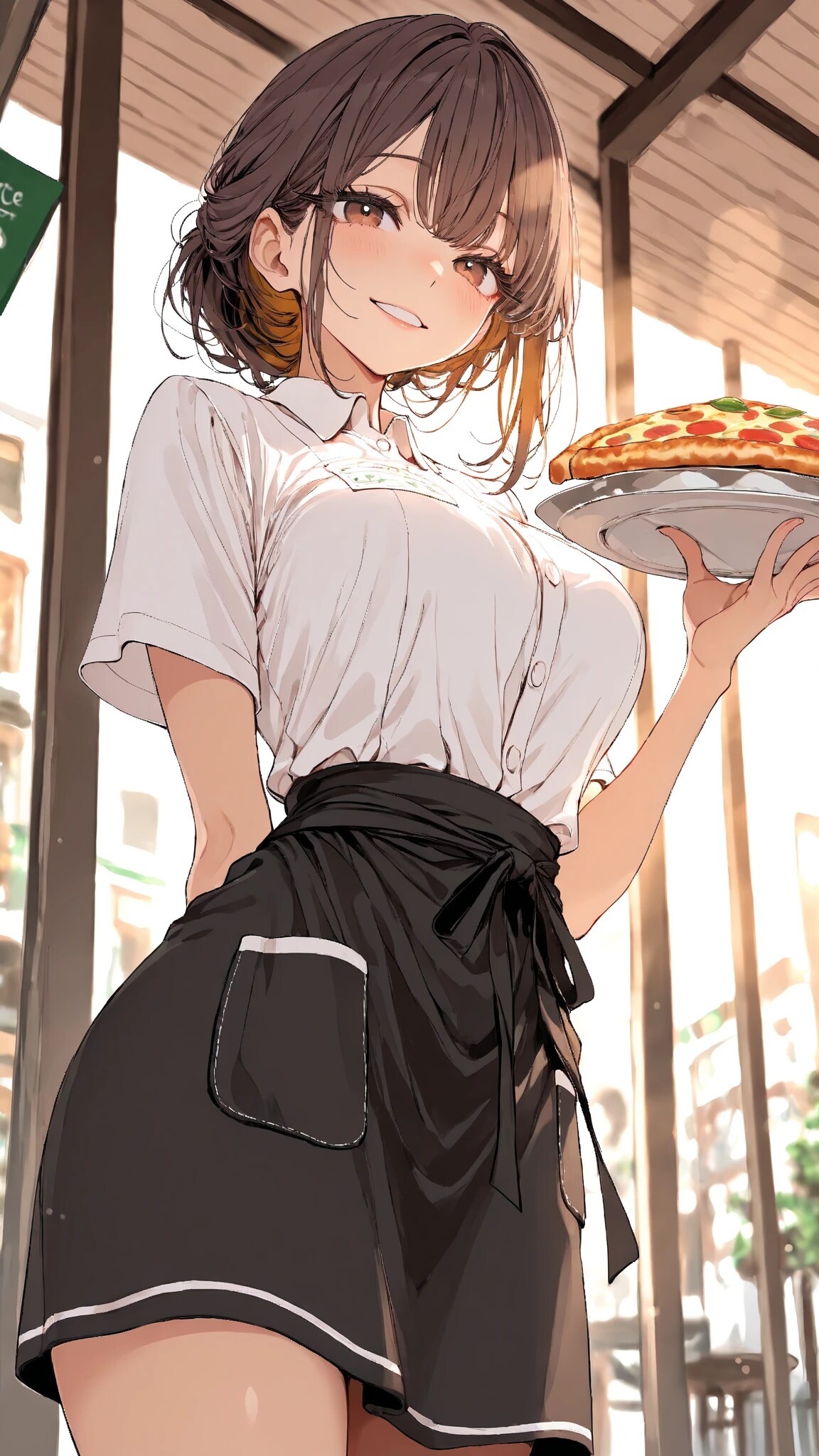 カフェ店員