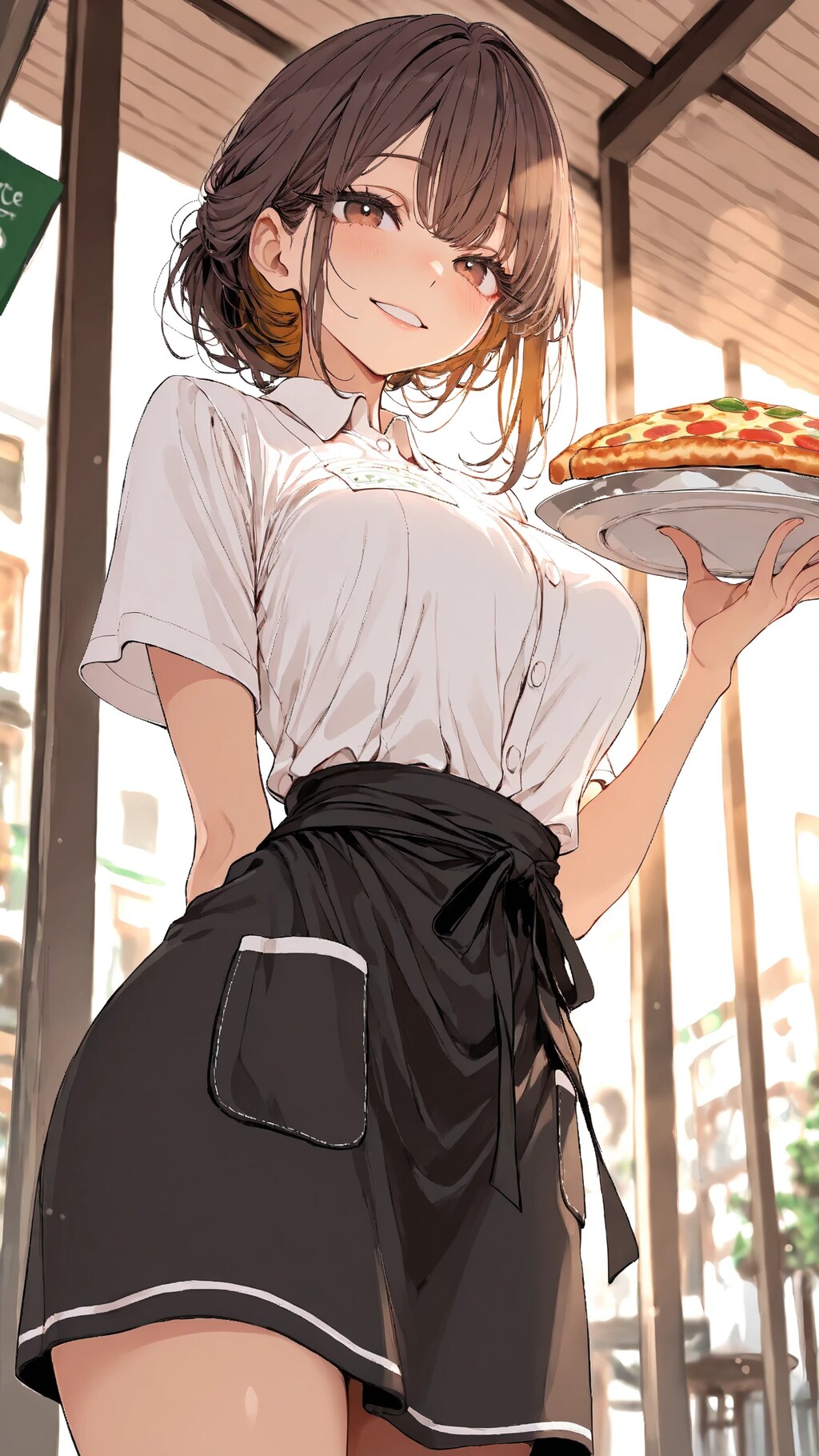カフェ店員