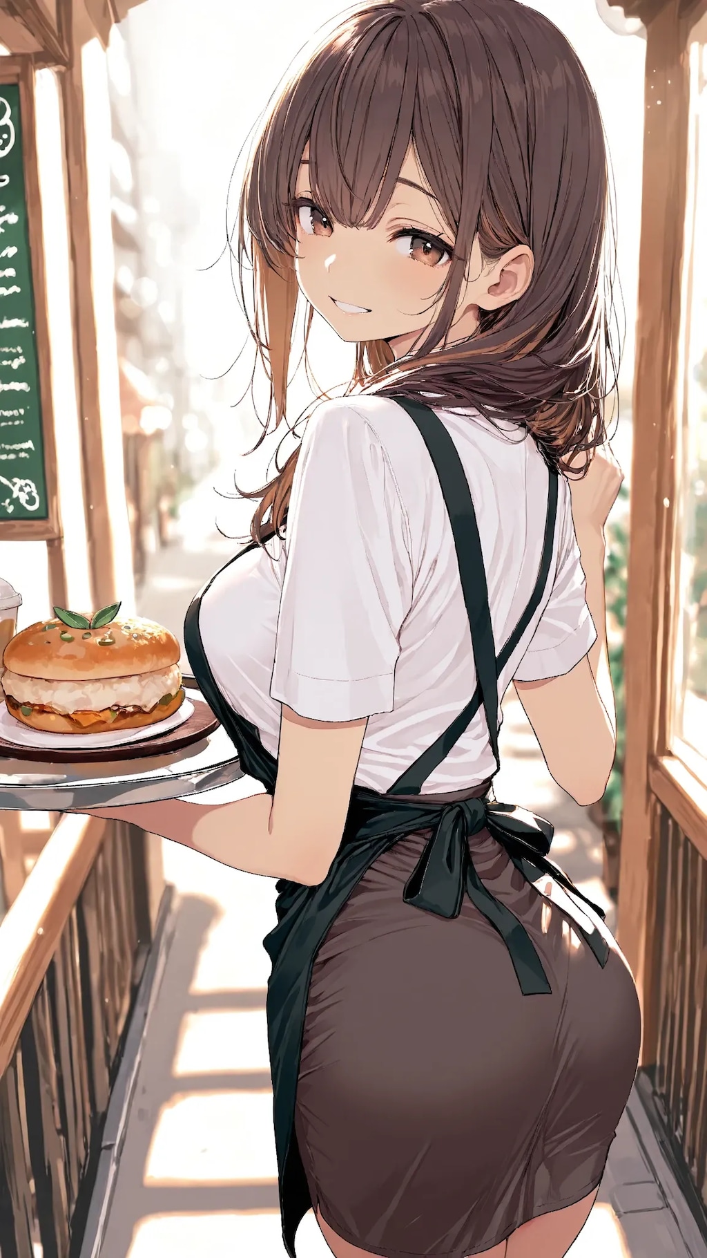 カフェ店員