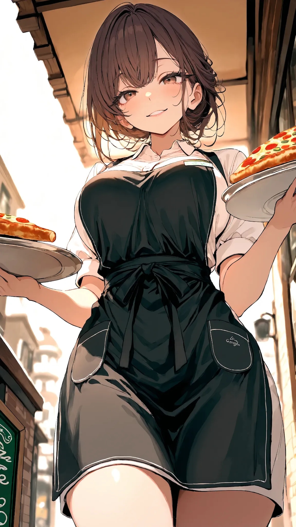 カフェ店員