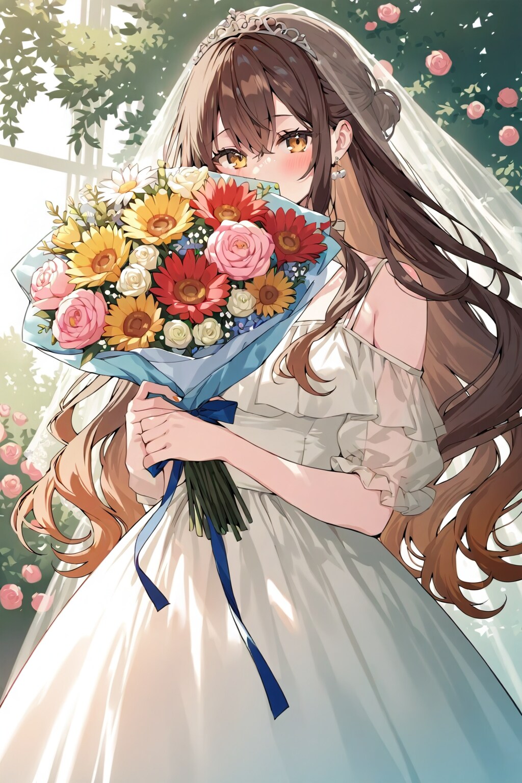 花を贈る | の人気AIイラスト・グラビア