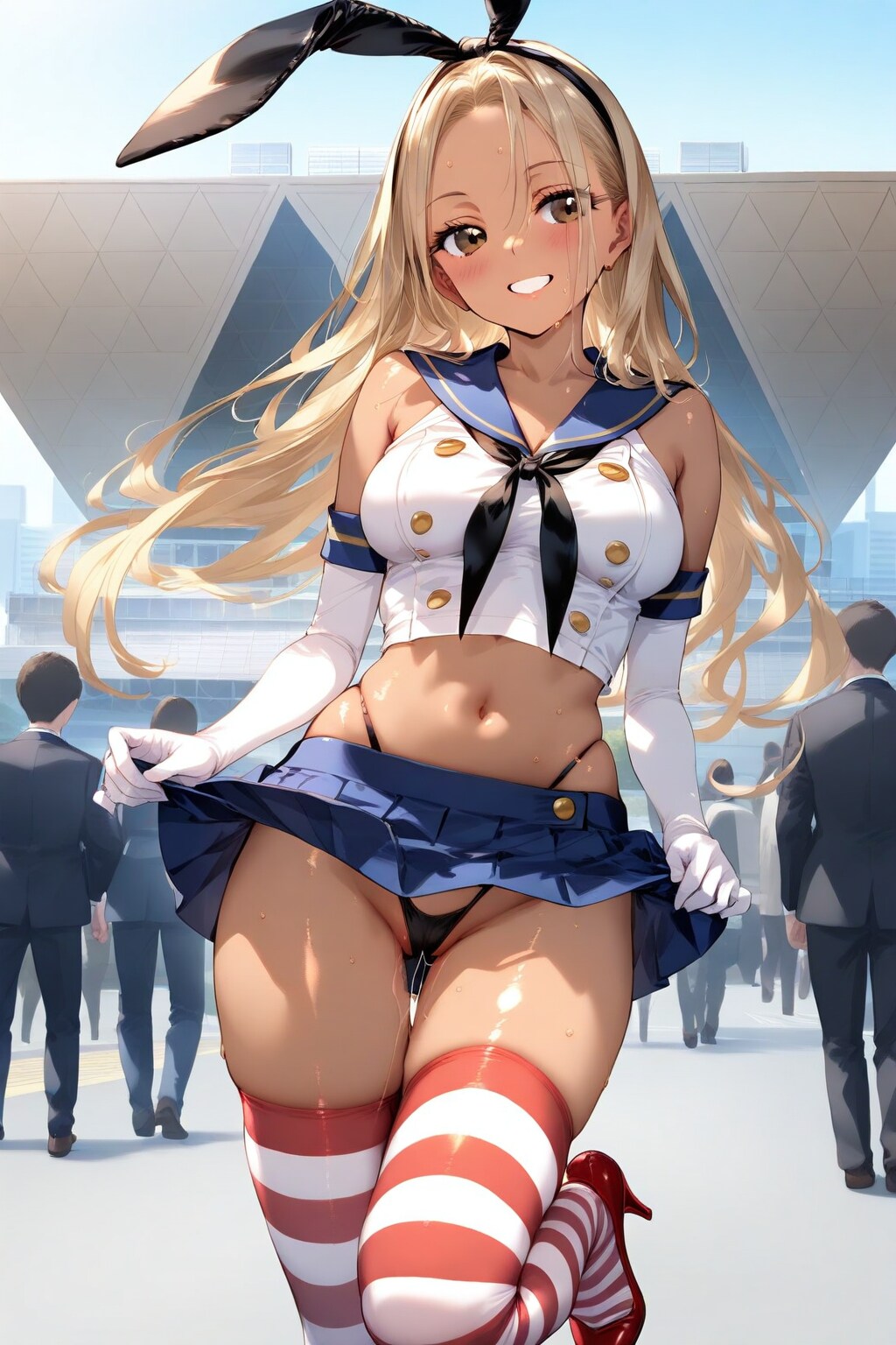 恥ずかしいけどオタク君に精一杯お礼するYuiちゃん