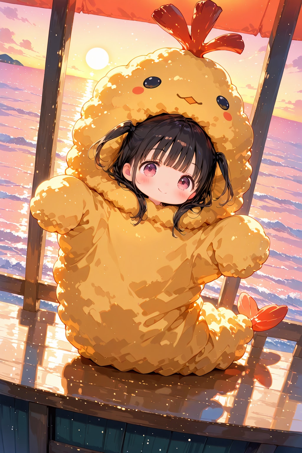 てんぷらになった月ちゃん