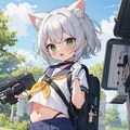 艦息（仮）？・ミケの鳥風くんコス 2枚目